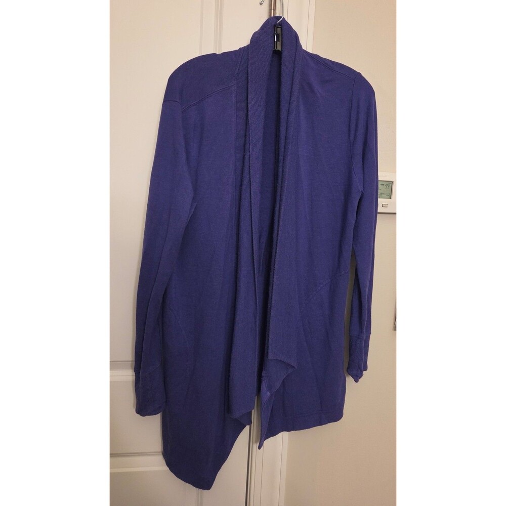 Athleta Purple Open Front Cardigan